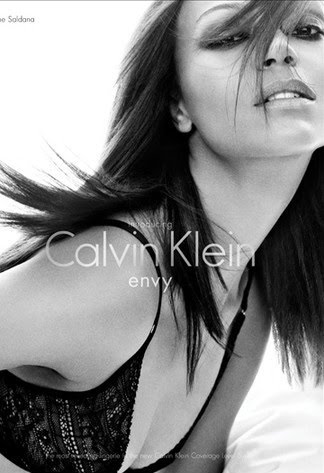 Celebrity Photoshoots on Zoe Saldana Shoots Her First Campaign As A Calvin Klein Model Check
